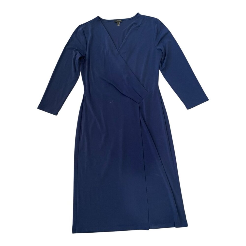Talbots Navy blue work dress size small